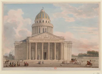 Das Pantheon von Paris in den Jahren 1794-1795